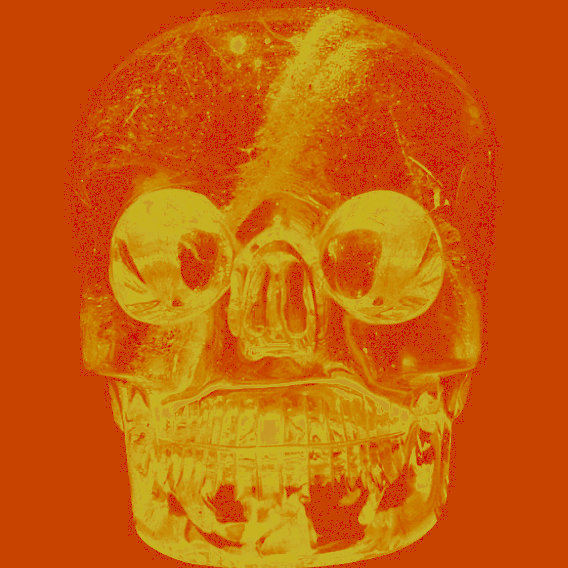 orange skull